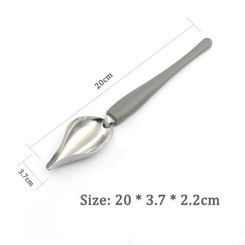 Deco Spoon Decorate Sushi Food Draw Tool Sauce Dressing Plate Dessert Bakeware Cake Gastronomy Spoon Coffee Tool: Large
