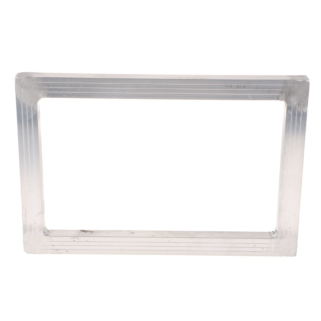 Aluminiumsramme til silketryk - sølv  - 3 størrelse til valg: 31 x 41cm