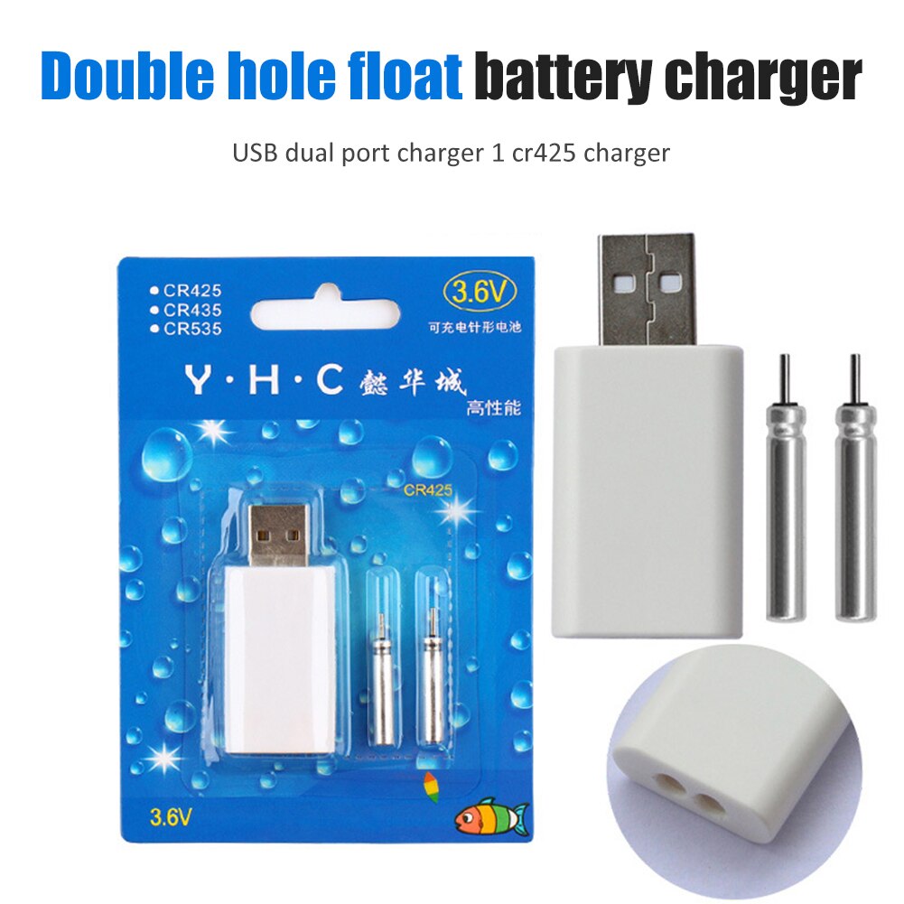 Elektrische Visdobbers Oplaadbare CR425 Batterij Vissen Boei Tackles Voor Led Vissen Boei Visgerei Accessoires