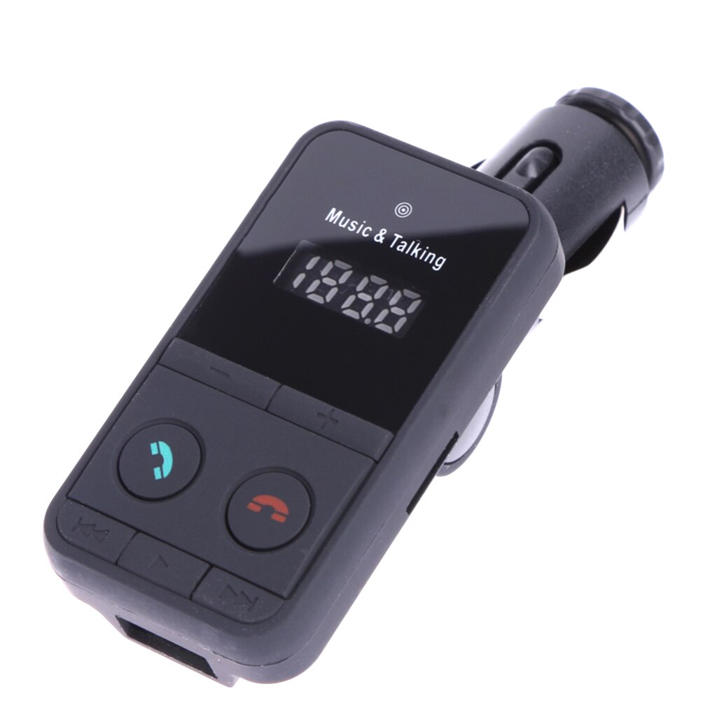Car Kit Voltmeter Ammeter Wireless Bluetooth FM Transmitter MP3 Player USB
