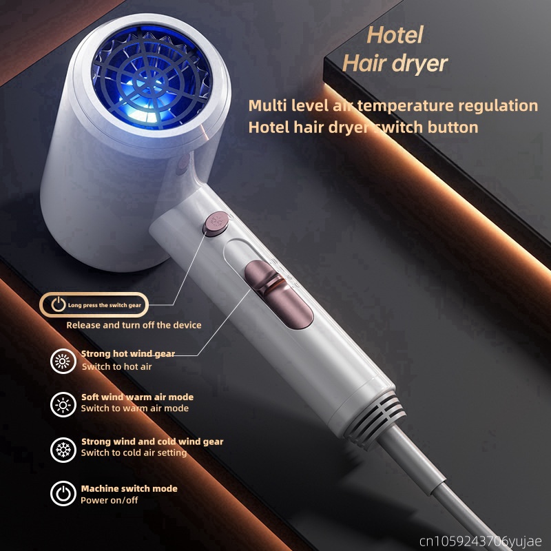 Hotel Wall Mounted Hair Dryer Without Punching Holes, High-Power Hair Dryer, Home Homestay Hair Dryer, Source Factory