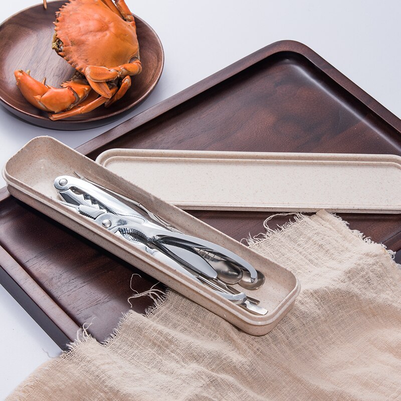 Meeresfrüchte Werkzeug Sets Edelstahl Krabben Cracker Picks Löffel Set Hummer Clamp Zangen Linie Cutter Clip Küche Werkzeuge Zubehör