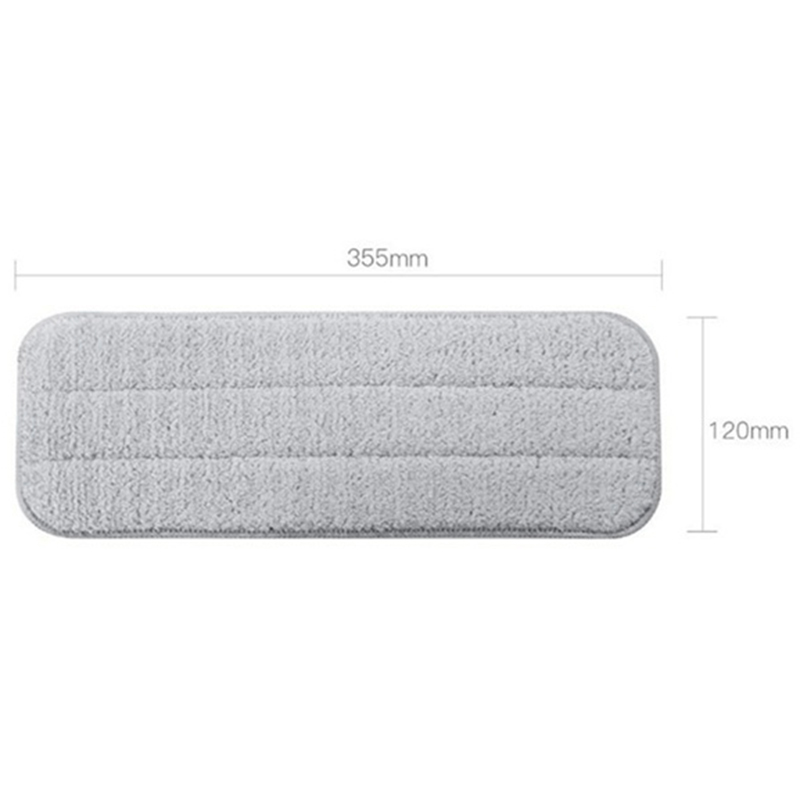16 stk erstatte mopp klut filler for xiaomi mijia deerma vann spray mopp 360 roterende rengjøring klut hode tre karbonfiber
