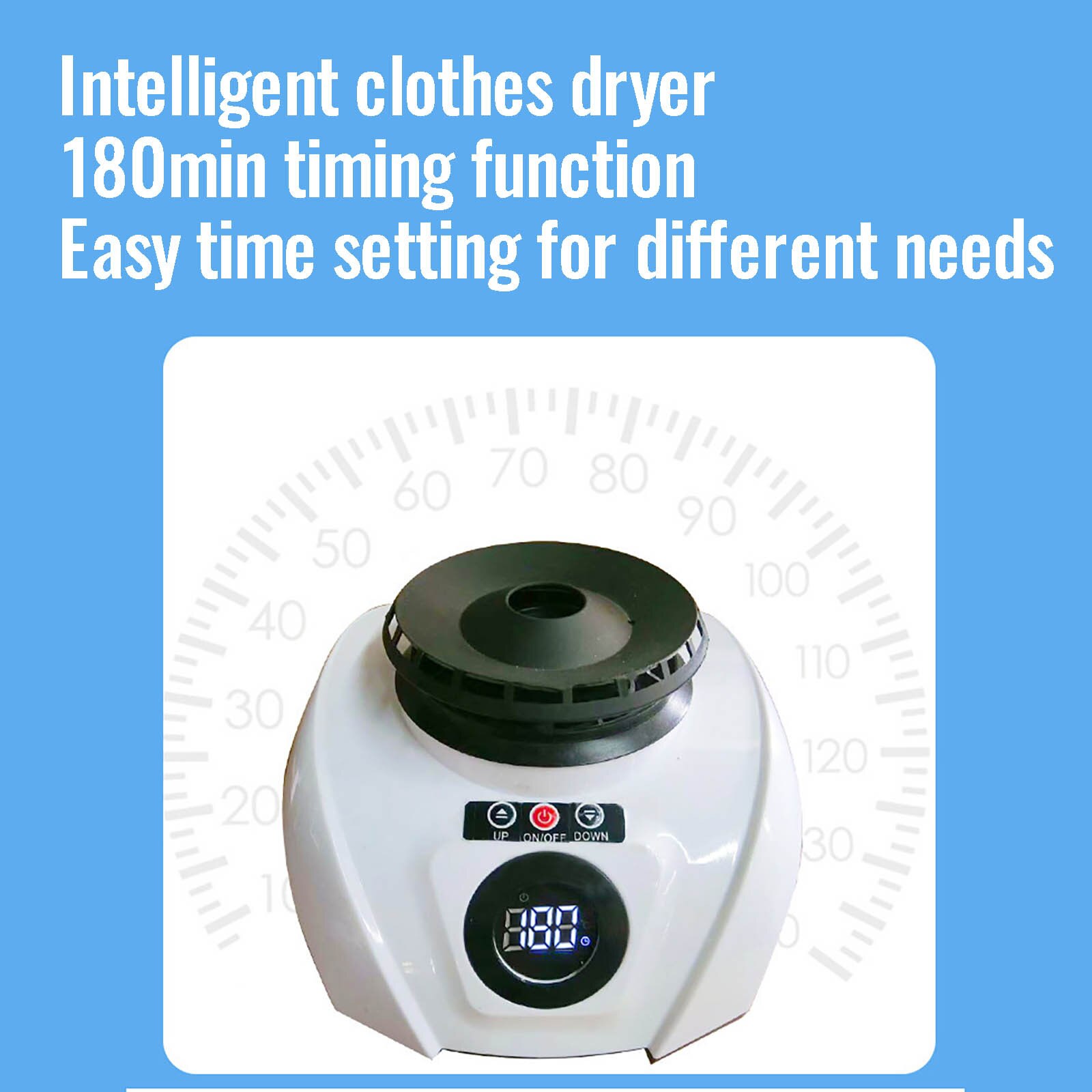 Portable Electric Clothes Dryer Mini Folding Warm Air Baby Cloth Drying Machine Heater Hanger Wardrobe Laundry Clothing Rack#db4