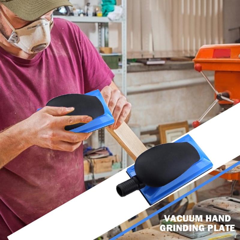 Verzenden Pads 1 Pc Schuurblok Hand Stofafzuiging Schuren Slijpen Stof Gratis Slijptol Met Mesh Schuurpapier Blok