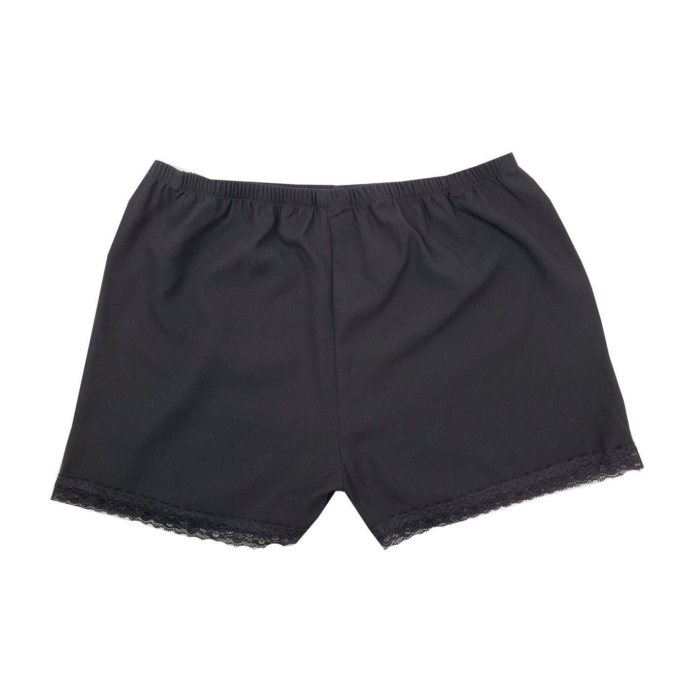 Suyadream kvinna silkesshorts svarta naturliga siden spetsshorts 2022 sommar: Svart crepe
