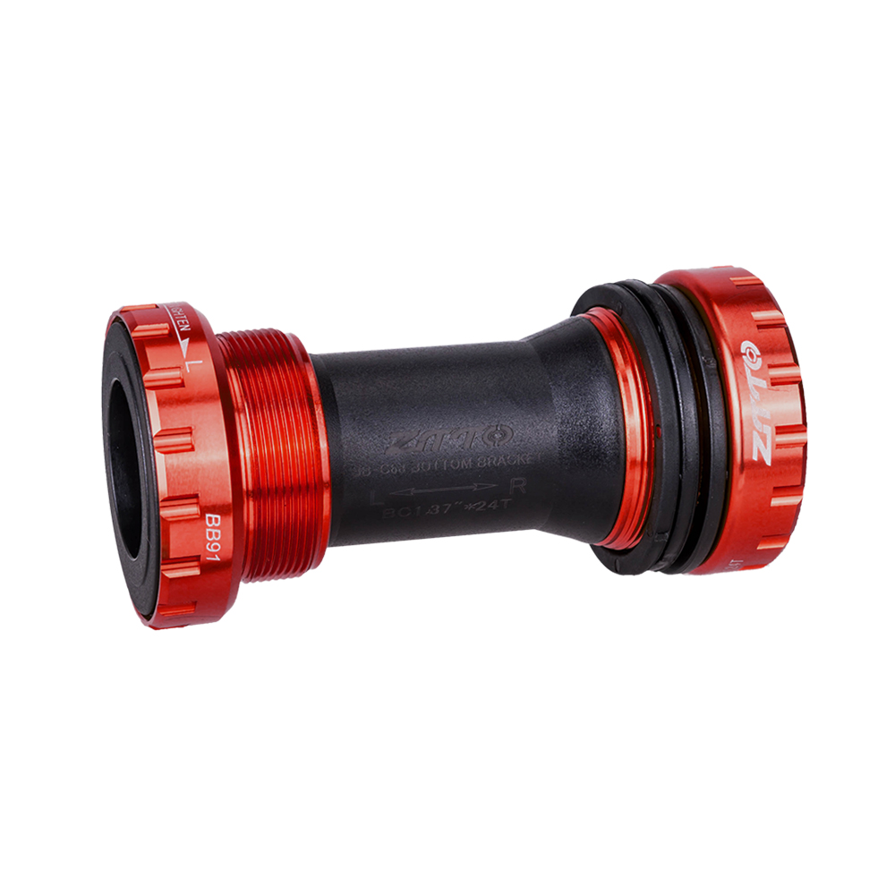 ZTTO BSA Lagerbier Tretlager Schraubentyp 68/73 mm Fahrradachse MTB Rennrad Aluminiumlegierung Wasserdichter Kurbelsatz Achsteile: Weiß