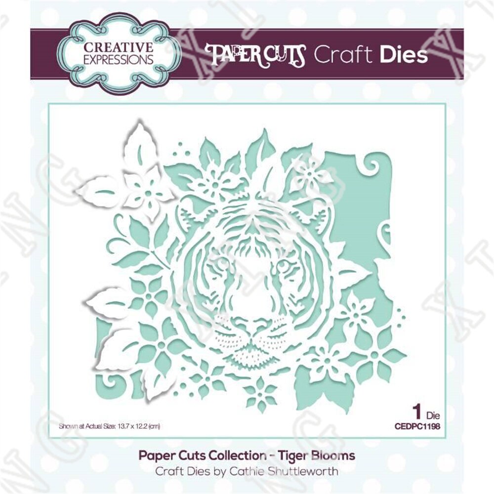 2022 Tiger Elephant Mermaid Wolf Butterfly Bunny Metal Cutting Dies Scrapbook Diary Decoration Stencil Embossing Template: Y4080-Dies