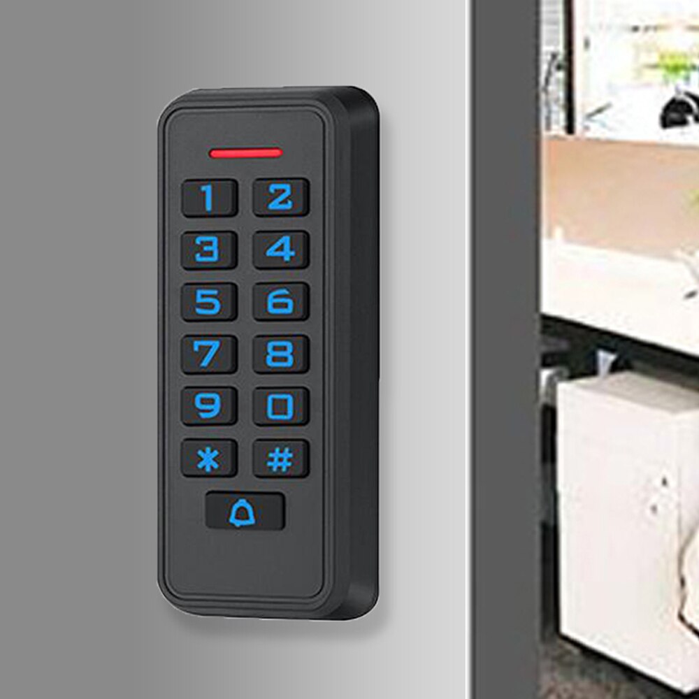 Waterproof Keypad Door lock RFID Card Door Entry Backlight WG26 input output Access Control Standalone access control Keypad