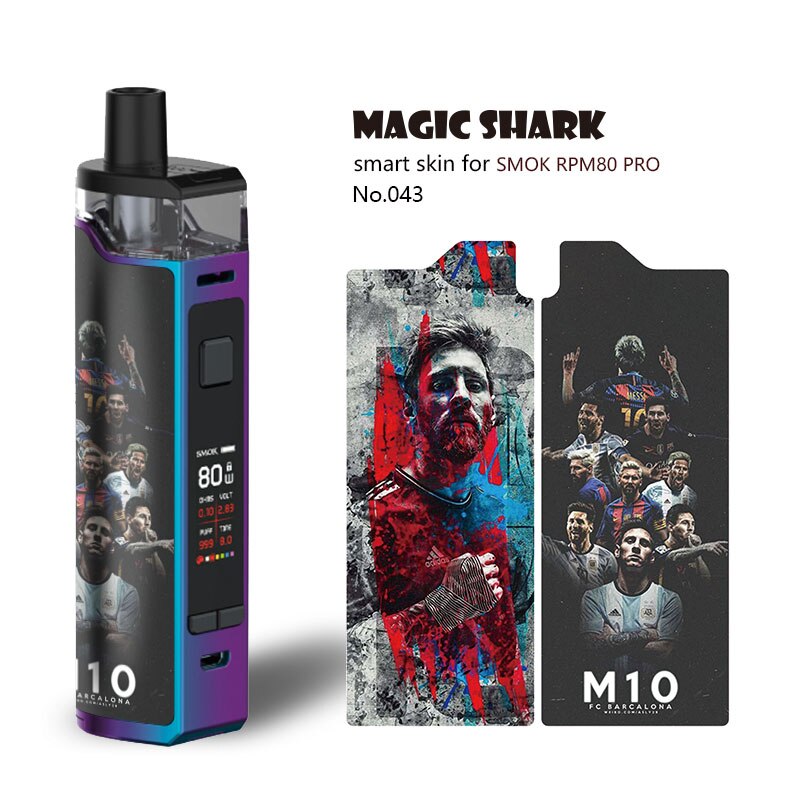 Magic Shark Vendetta Messi Dragon Ball Skull Cover Case Sticker Film for RPM 80 Pro RPM80 Pro