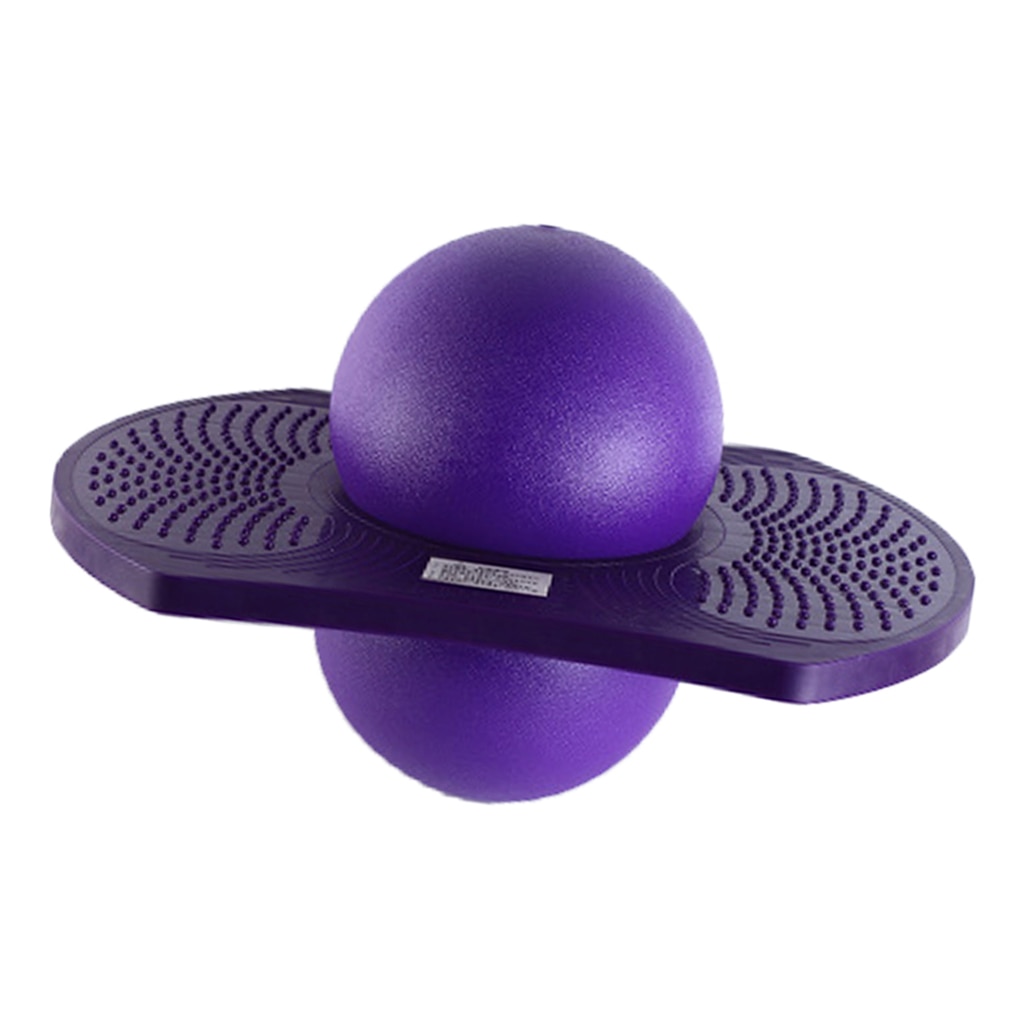 Børn indendørs & udendørs rum tragt balance bord hoppe hoppende pogo bold legeplads sport træning fitness legetøj- lilla