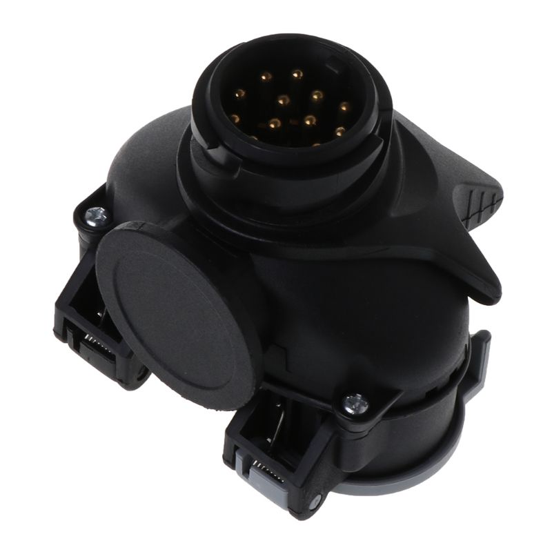 Enchufe de 13 pines a 12N/12S, Conector de cableado de remolque de conversión de remolque de caravana de 7 pines, 12V