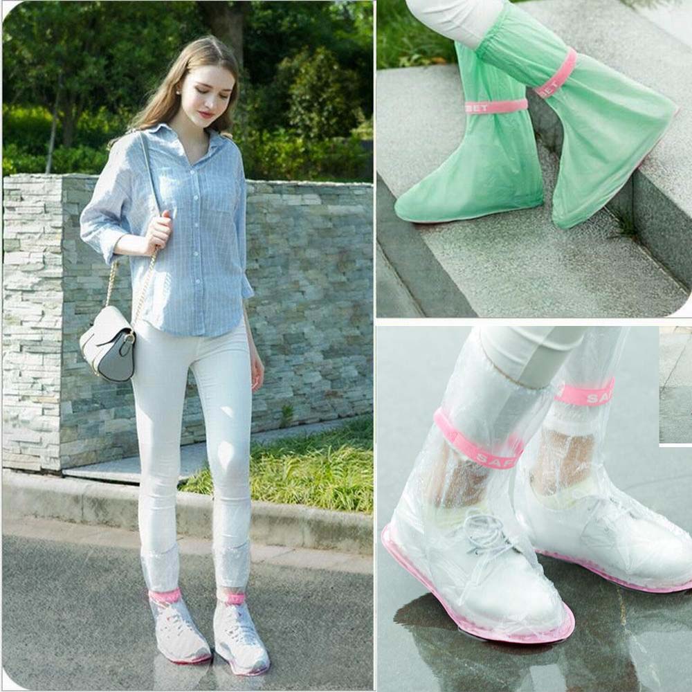 Outdoor Raincoat Set Cycle Rain Boots Overshoes Rainboots ,Travel Essentials overshoes rain Waterproof Rain