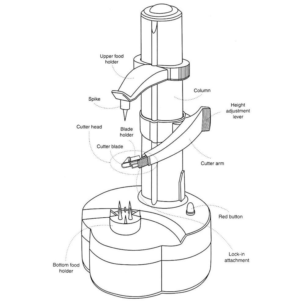 Automatic Electric Potato Fruit Peeling Machine Multifunctional Peeler Tool Kitchen Fruit Vegetable Peel Rapide Pelapatate BDF99