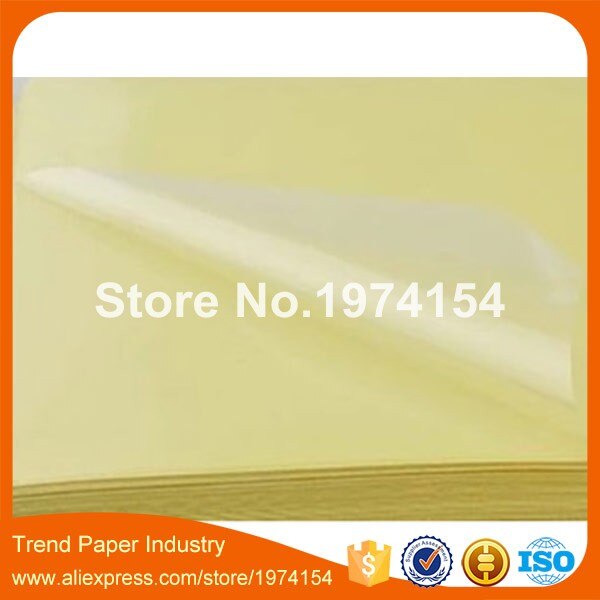 25 sheets A4 Self adhesive blank clear plastic PVC label sticker transparent PVC lamination film