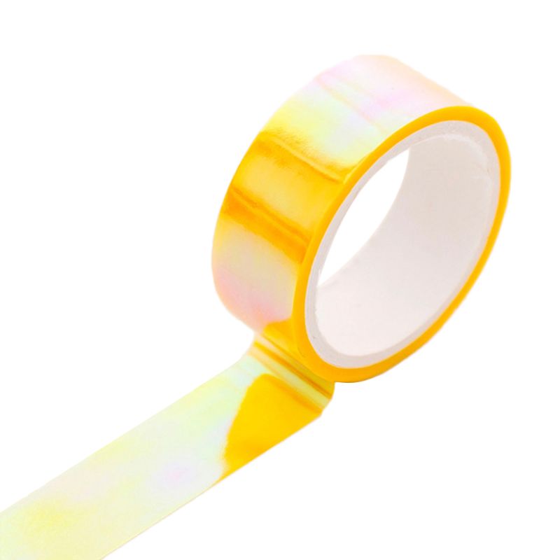 Glitter Regenboog Washi Tape Briefpapier Scrapbooking Decoratieve Plakband Diy Masking Tape