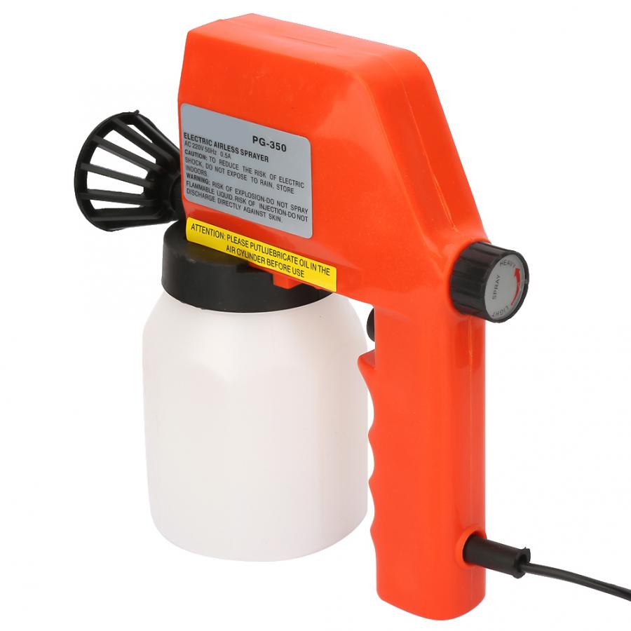 600ML Pneumatic Spray Hand Held Spray Electric Paint Sprayer Paint House Painting Tool 220V EU Plug