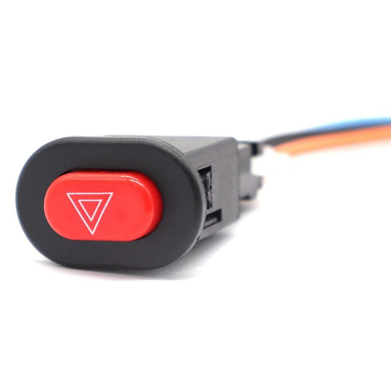 interruptor de luz de peligro de motocicleta doble advertencia intermitente interruptor de señal de emergencia motocicleta vehículo eléctrico Aviso modificado: Default Title