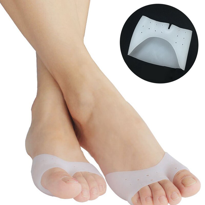Hallux valgus corrector, grote teenspreider, voetrichter, hallux valgus voetverzorging, siliconen inlegzolen voor schoenen, kussentjes: Stijl b -1 paar