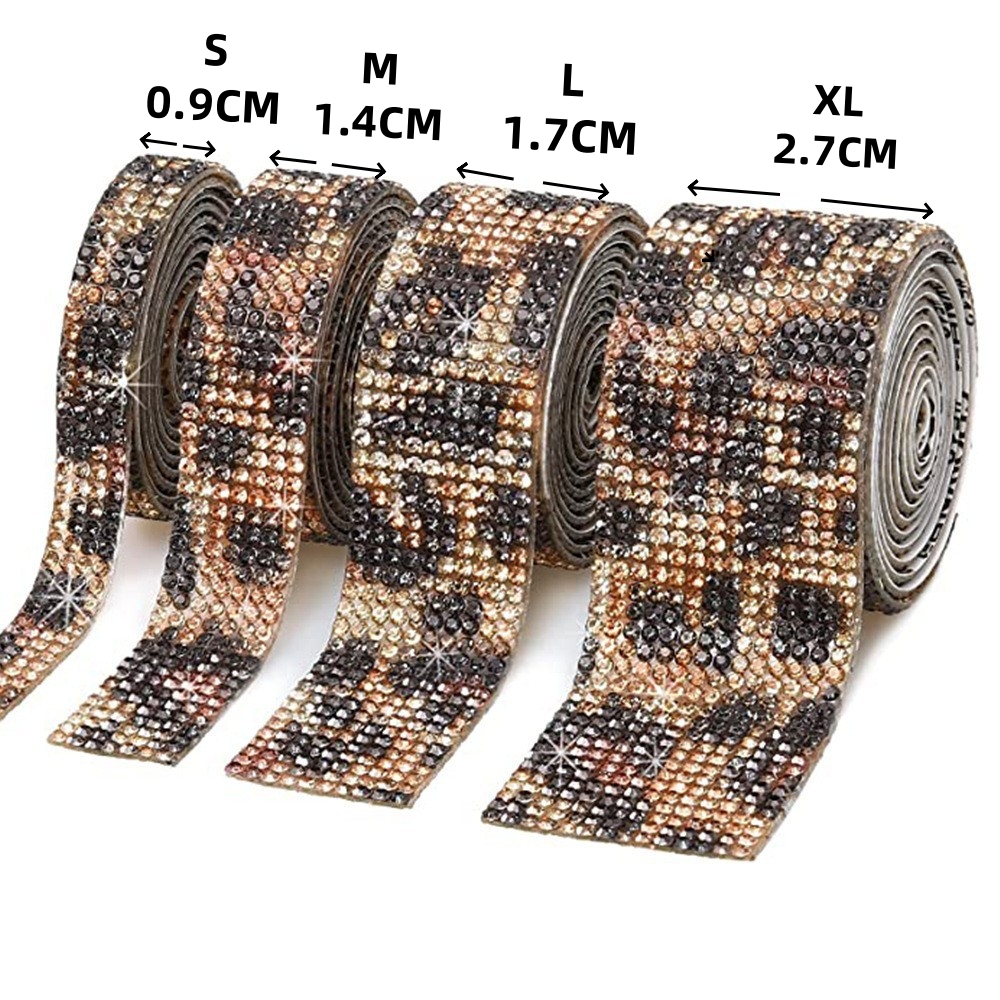 1 Yard Crystal Diamond Sticker Rhinestone Strip Sheet Self Self Adhesive Ribbon DIY Handmade Arts Crafts Car Phone Decoration: 4mm / DULL