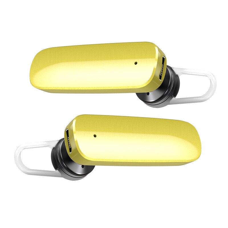 earphones Bluetooth headphones Handsfree wireless headset Business headset Drive Call Sports earphones for iphone Samsung: 2 yellow No box