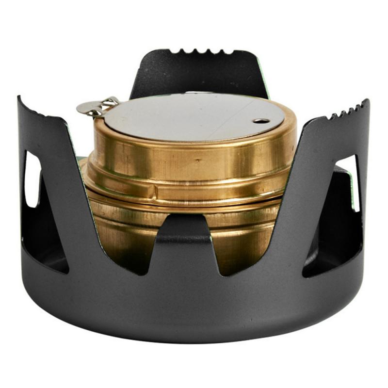 Ultra-light camping stove Spirit Combustor Alcohol Stove Picnic Stove Camping Furnace Camping Portable Folding Picnic BBQ Hiking: 3