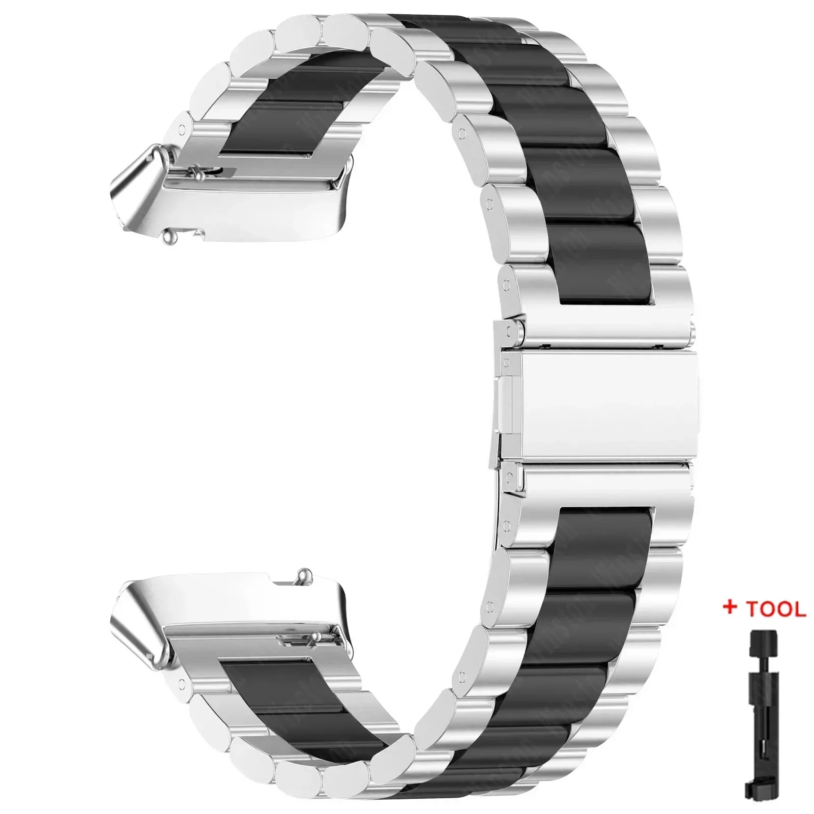 Correa de Metal sin huecos para Redmi Watch 3, pulsera activa de acero inoxidable para Xiaomi Redmi Watch 3 Lite