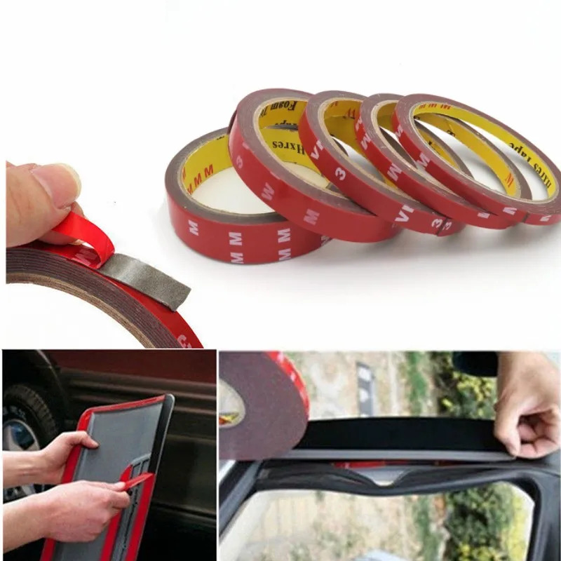 extra starkes doppelseitiges Klebeband, spezielles doppelseitiges Klebeband für Autos, starkes permanentes doppelseitiges Zahnfleischband, doppelseitiges Klebeband