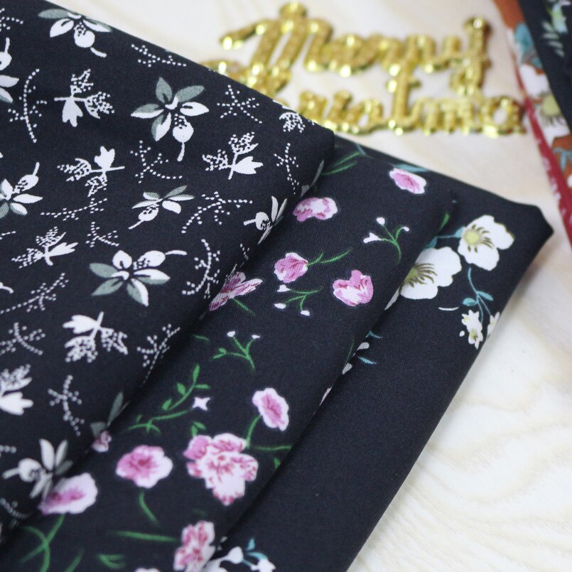 Chiffon Fabric By The Meter Floral Printed Micro Elastic Opaque Dress Skirt Flowers Summer Fabrics Breathable for Sewing Brocade