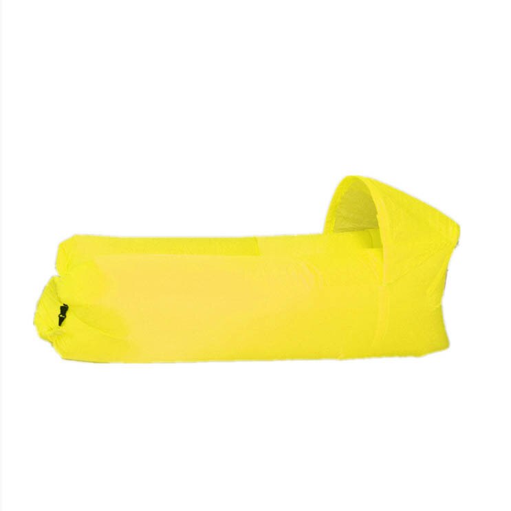 kids toys Outdoor Garden Sofas Waterproof Inflatable bag lazy camping Sleeping Air bed Adult Beach Shade Chair Fast Folding: Yellow