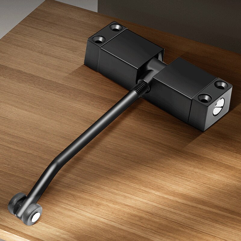 Rvs Deurdranger, Verstelbare Kracht, Katrol Mute Zelfsluitende Deur Apparaat, geschikt Voor Vele Soorten Deuren