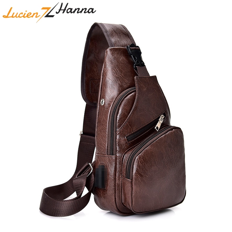Crossbody Tassen Voor Mannen Korte Trip Sling Borst Bag Casual Messenger Bags Mannelijke Schoudertas Diagonaal Back Pack Bolsos