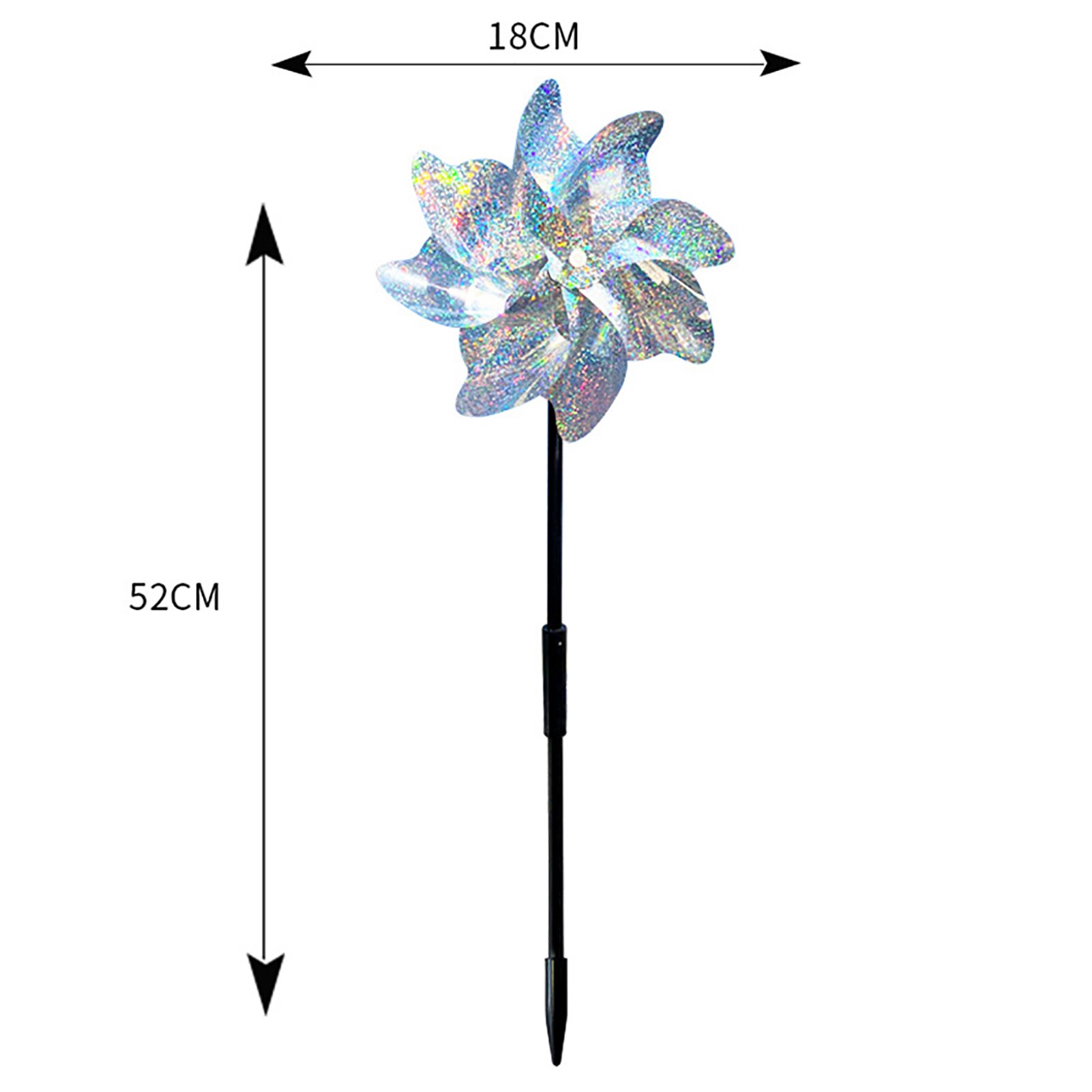 Balcony Bird Driving Windmill Vegetable Garden Orchard Bird Scaring Windmill Courtyard Garden Decoration: 1pc