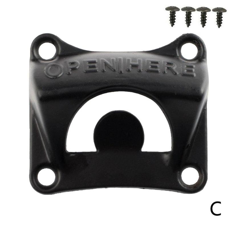 Flesopener Ring Stijl Zuiver Koper Brons Metalen Wandmontage Bier Wijn Fles Cap Bar Opener Bar Keuken Tool: C