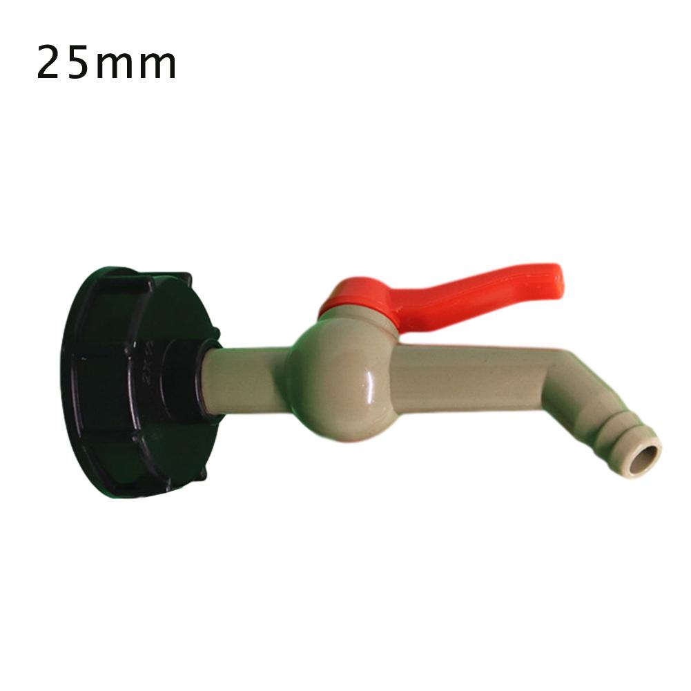 Plastic IBC Tank Adapter S60X6 Garden Hose Faucet Connector Water Tank Hose Replacement Connector Fitting 1/2" 3/4" 1": E