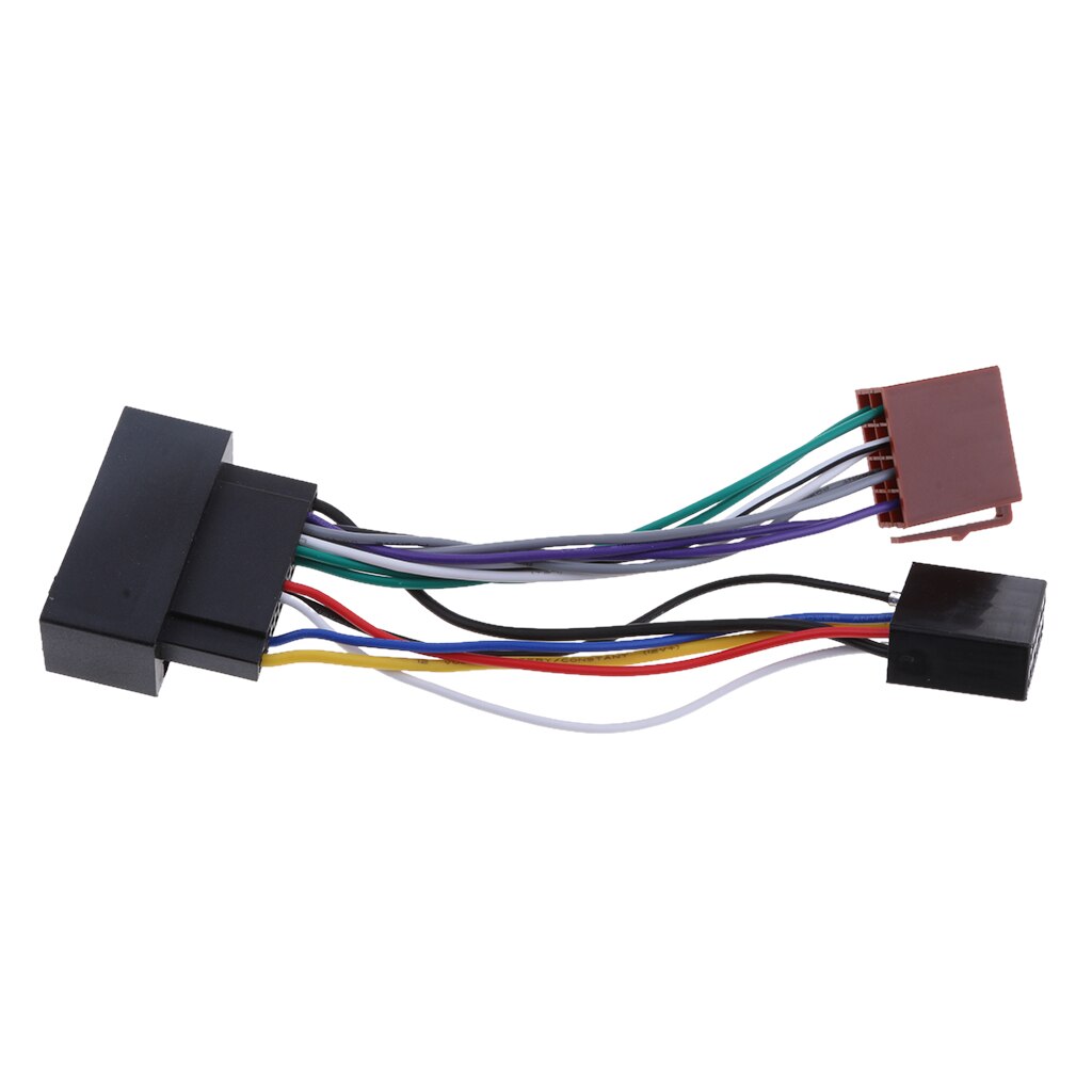 Car Radio Stereo Wiring Harness Adapter ISO Converter Wire Cable for Ford Fiesta car vehicle radio adapter plastic