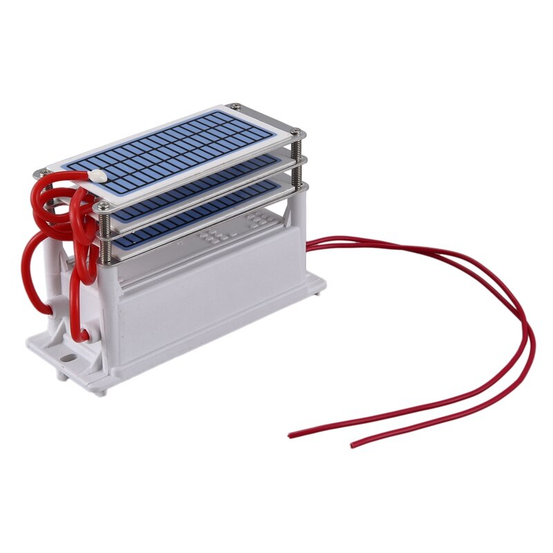 21g/ timers bærbar keramisk ozongenerator 220v tre integreret lang levetid keramisk plade ozonizer luft vand luftrenser: Default Title