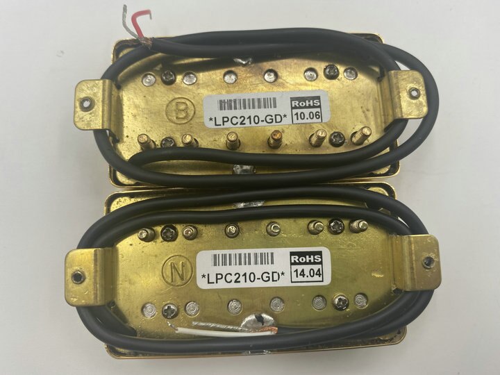 Pastillas de guitarra de Jazz LP hechas en Corea, cobertor dorado, Humbucker, 2 piezas, un juego, LPC210 ibz ORIGINAL