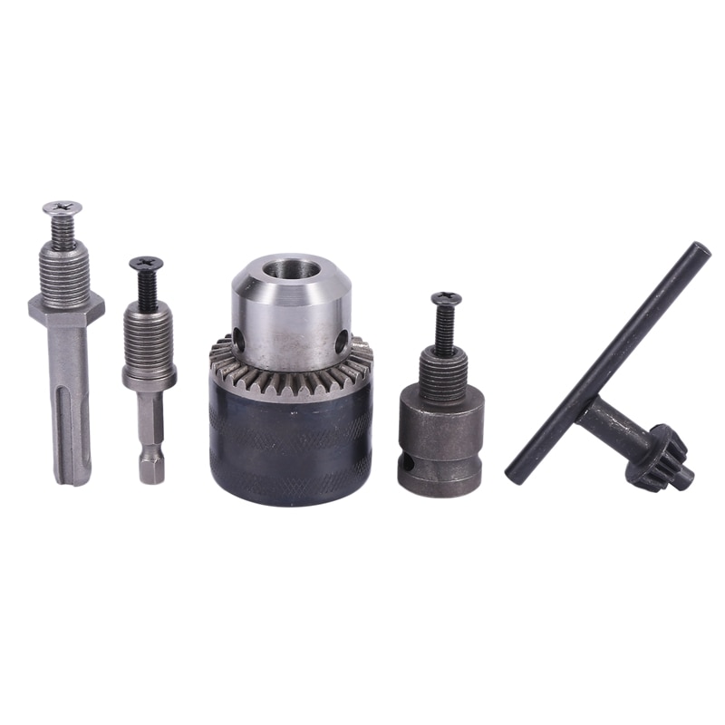 1/2-20 UNF Drill Chuck with Hex Shank,1/2 inch Socket Converter and Shank Adapter Electric Drills and Accessories