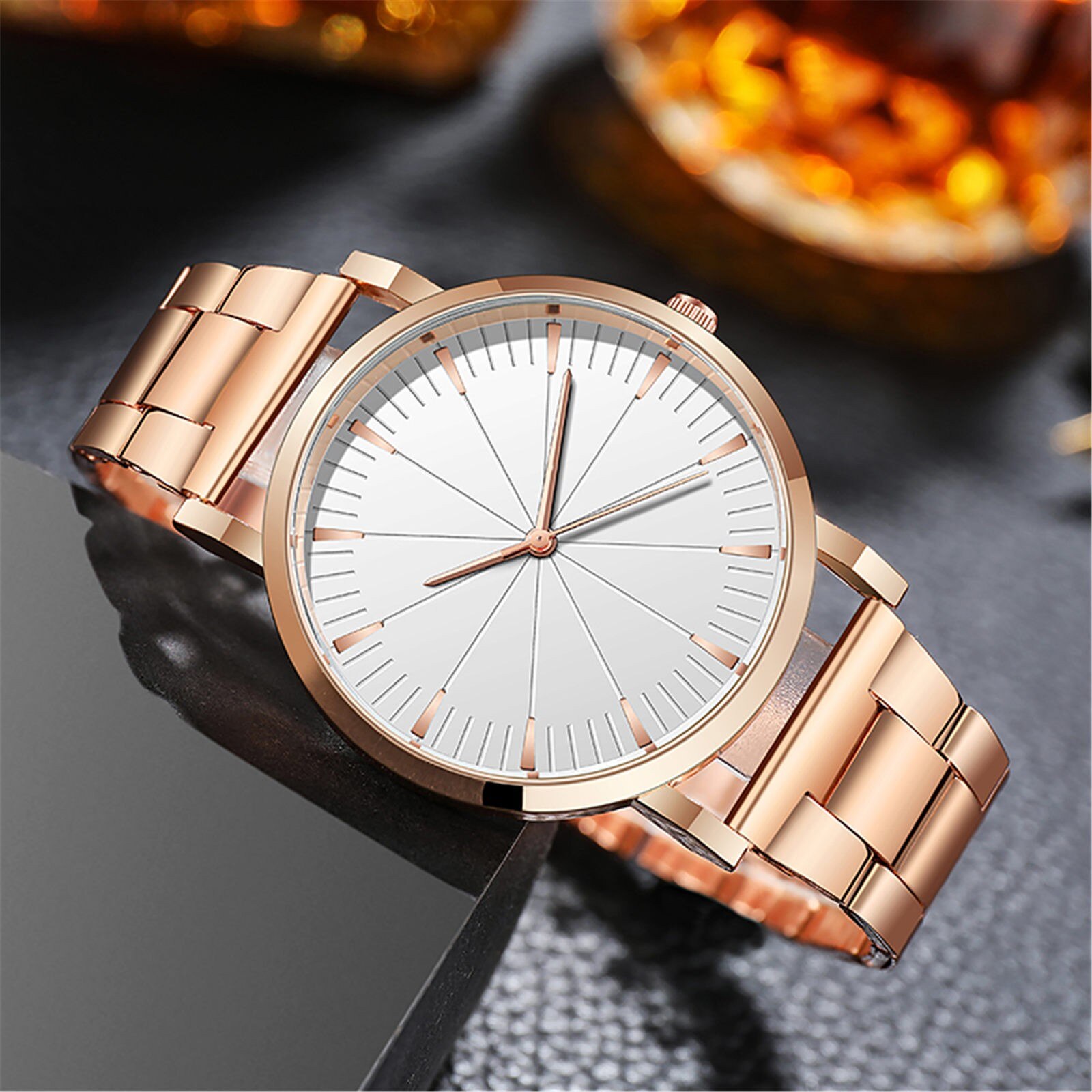 Rvs Heren Horloge Band Horloge Heren Horloges Business Mannen Quartz Horloge Relogio Masculino