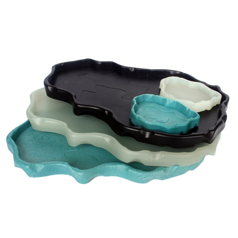 Pet Reptile Feeder Bowl Basin Feeding Tray Dish Food Water Dispenser Pot for Turtle Tortoise Lizard