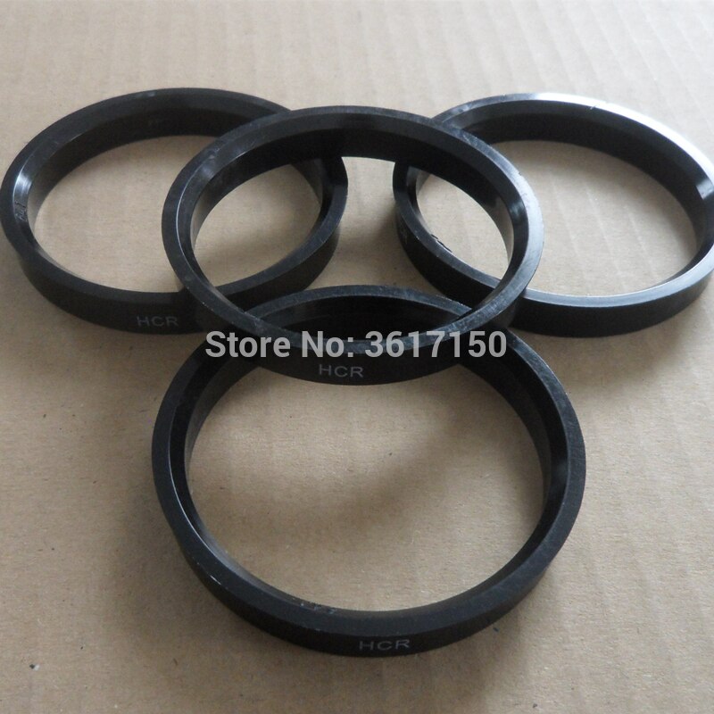 Juego de 4 anillos de cubo de rueda de aleación de aluminio o plástico, 57,1x66,45, 57,1 ID, 66,45 OD