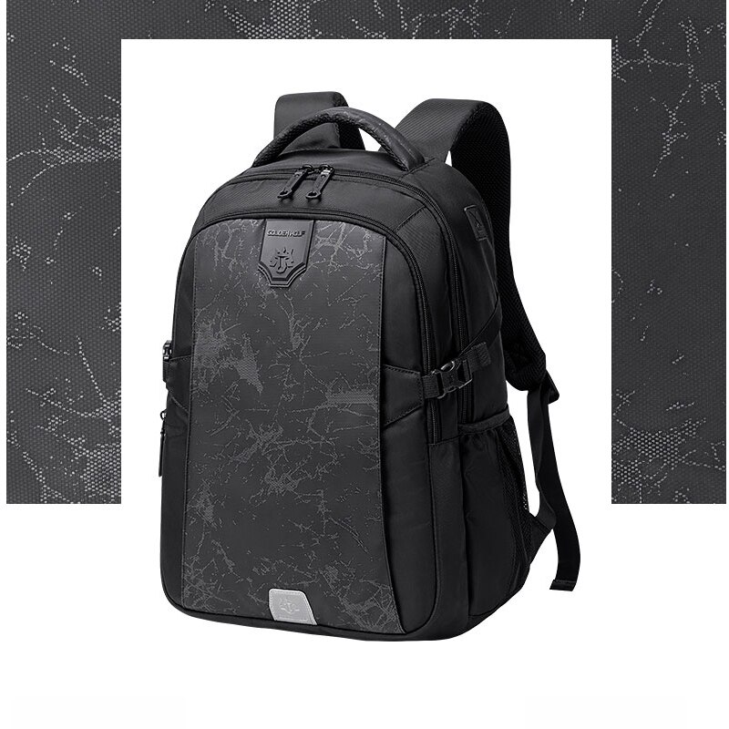 Mochila antirrobo para ordenador portátil para hombre, bolso ligero de gran capacidad para senderismo, Mochila escolar de viaje, novedad de: Camouflage