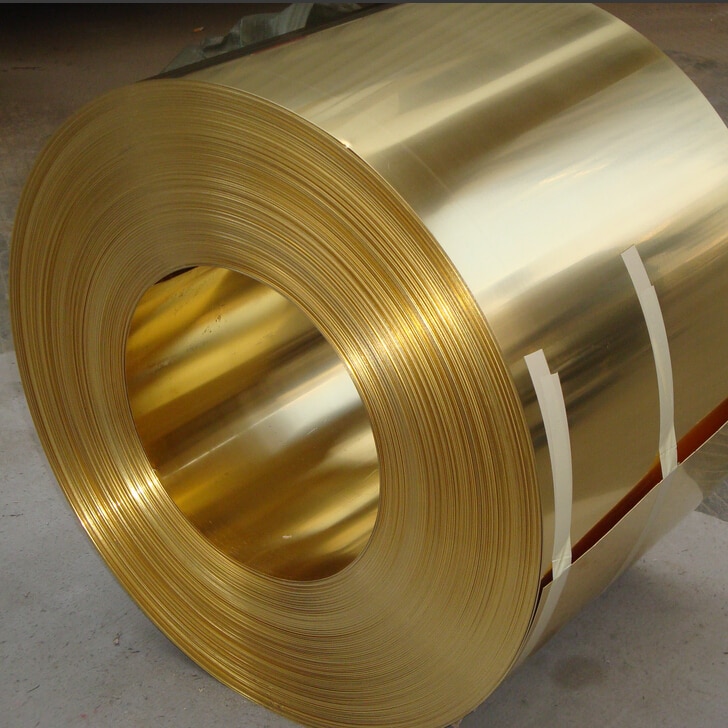 0.05 x 100mm 1 meter gör-det-själv material mässingstejp guld kopparfolie  h62 mässingsremsor mässingsark