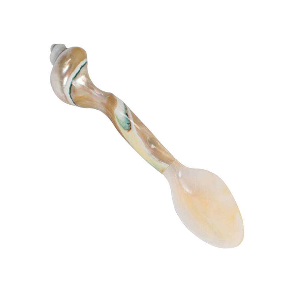 Cuillère de cuisine délicate, cuillère d&#39;assaisonnement Unique en forme de conque naturelle: Default Title