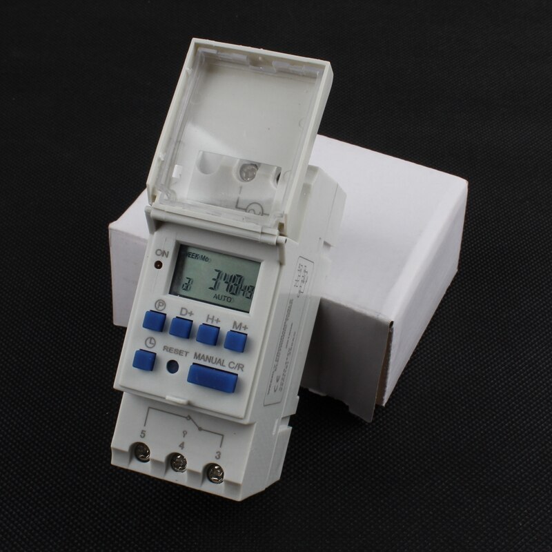 timer switch din rail digital weekly programmable electronic microcomputer time switch 220V AC bell ring 12V 24V 110V
