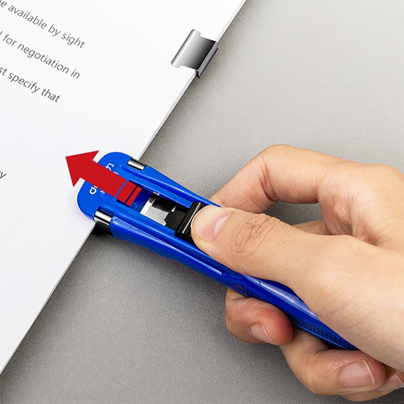 Deli Push clamp Binding file Paper Clip tool Pocket clip Holder Elliot folder Folder Test paper folder No tail ticket holder