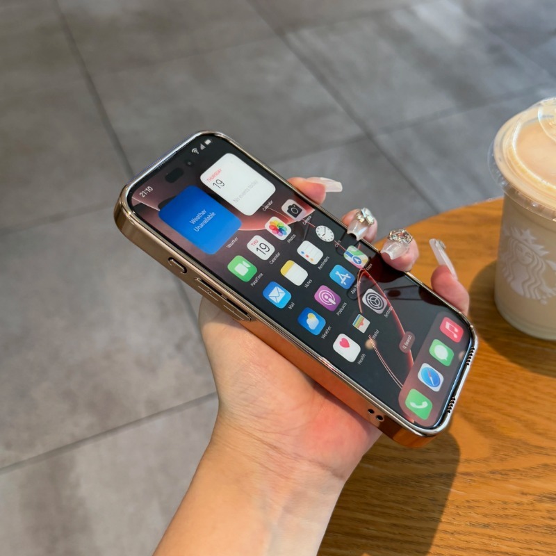 Husă magnetică de lux hoce, placată cu ag mat, pentru magsafe, pentru iphone 16 15 14 13 pro max, cu lentilă din sticlă și protecție pentru cameră, husă rigidă