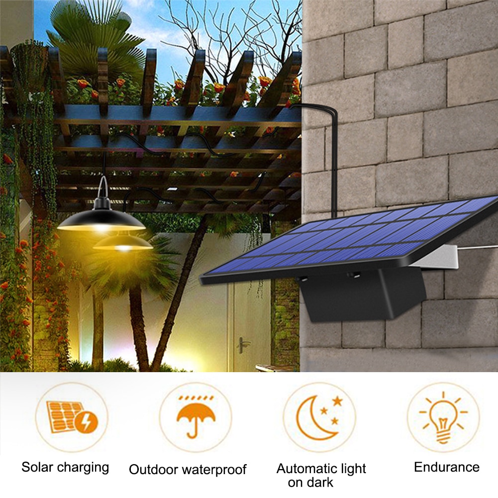 Afstandsbediening Outdoor Indoor Loods Lamp Solar Hanglampen Home Led Emergency Brede Verstelbare IP65 Waterdichte Opknoping Balkon