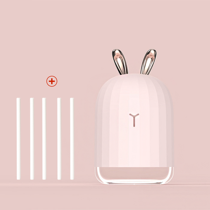 Luchtbevochtiger Mode Zorg Voor Huid Essentiële Olie Diffuser Nano Spuiten Fogger Mist Maker Met Led Night Lamp Home Office: Pink5Filters